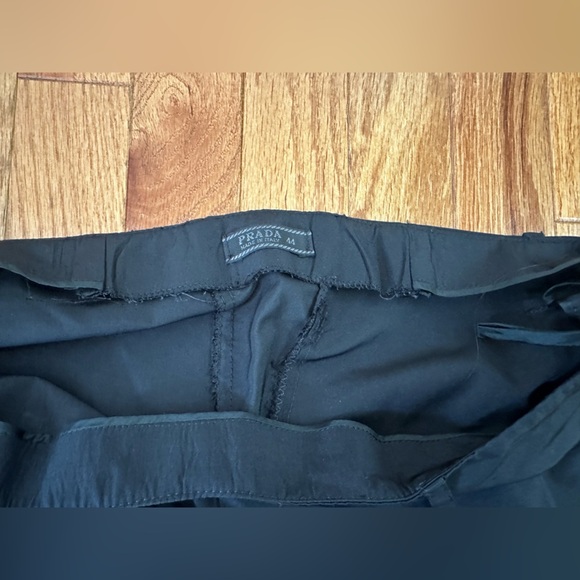 Prada Nylon Pleated Trousers Size 0 (44) - Picture 5 of 6
